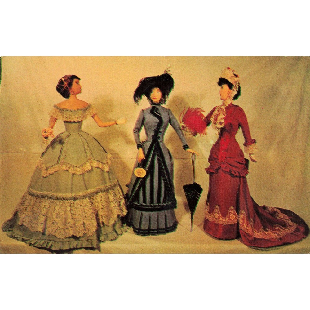 Vintage The Way It Was Virginia City Nevada 19th Century Fashion Postcard BB-71